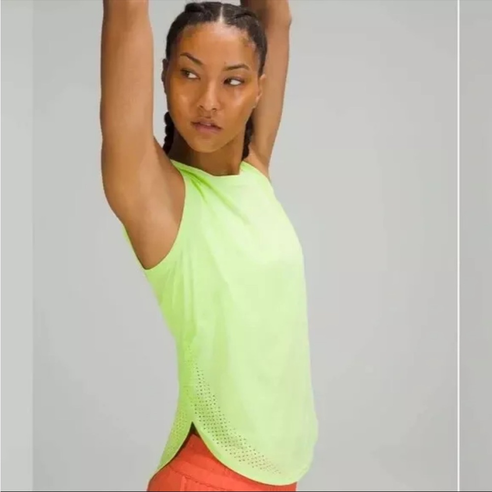 lululemon athletica Neon Lime Tank Top
